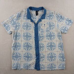 Soul Star England XL Mens Shirt Rayon Bowling Camp 24x27